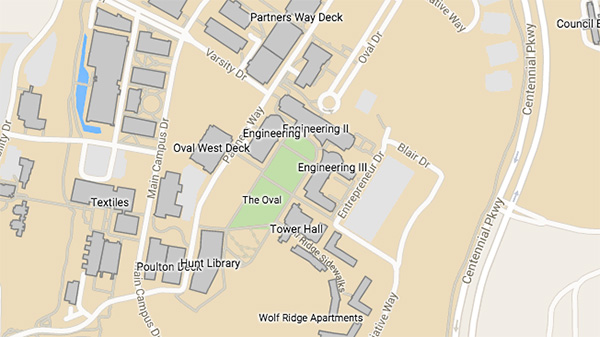 Map of Centennial Campus
